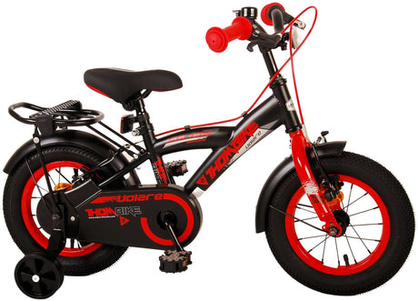 Volare Thombike Kinderfiets Jongens 12 inch Zwart Rood Twee Handremmen