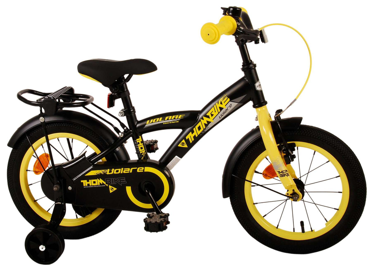 Volare Thombike Kinderfiets Jongens 14 inch Zwart Geel