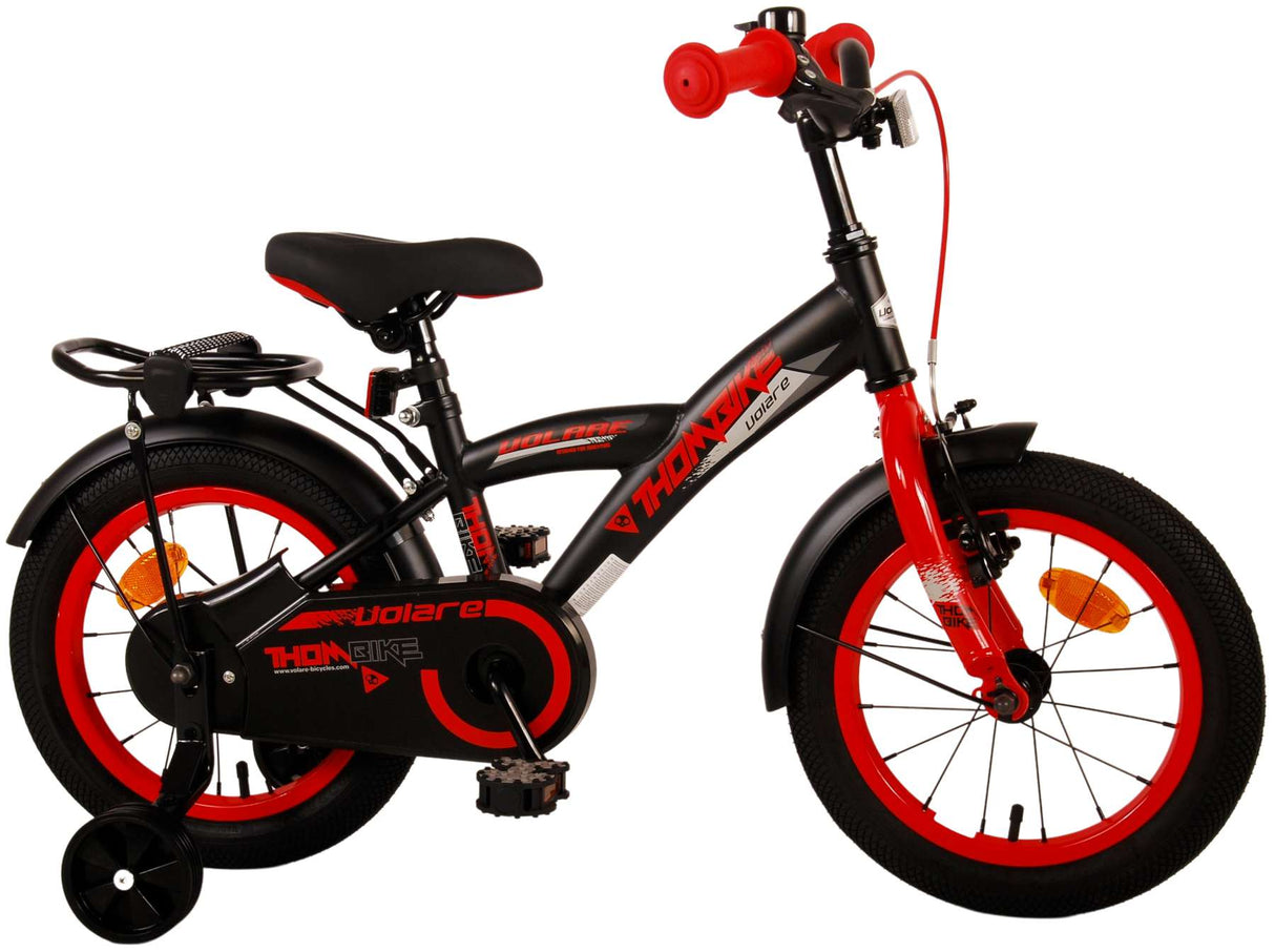 Volare Thombike Kinderfiets Jongens 14 inch Zwart Rood