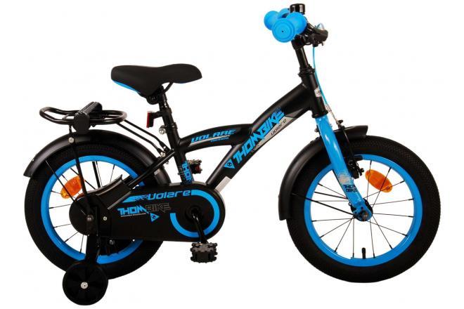 Volare Thombike Kinderfiets - Jongens - 14 inch - Zwart Blauw