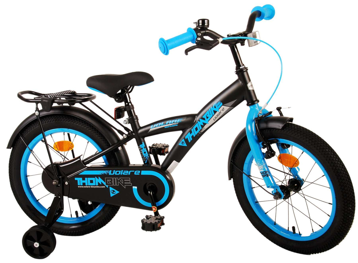 Volare Thombike Kinderfiets - Jongens - 16 inch - Zwart Blauw