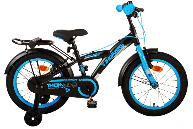 Volare Thombike Kinderfiets Jongens 16 inch Zwart Blauw Twee Handremmen