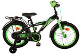 Volare Thombike Kinderfiets Jongens 16 inch Zwart Groen Twee Handremmen