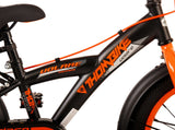 Volare Thombike Kinderfiets Jongens 16 inch Zwart Oranje Twee Handremmen