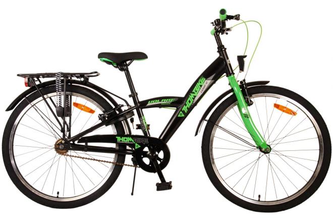 Volare Thombike Kinderfiets - Jongens - 24 inch - Zwart Groen - Twee handremmen