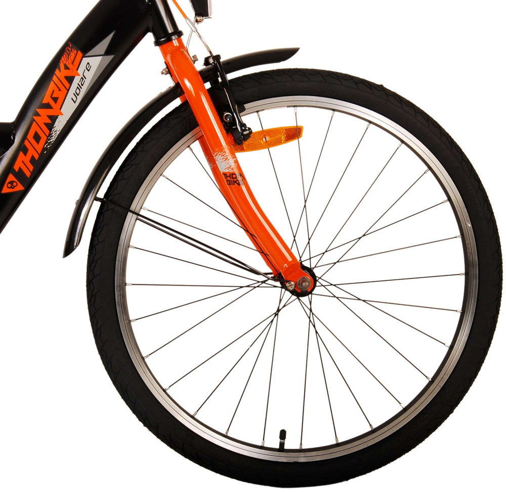 Volare Thombike Kinderfiets Jongens 24 inch Zwart Oranje