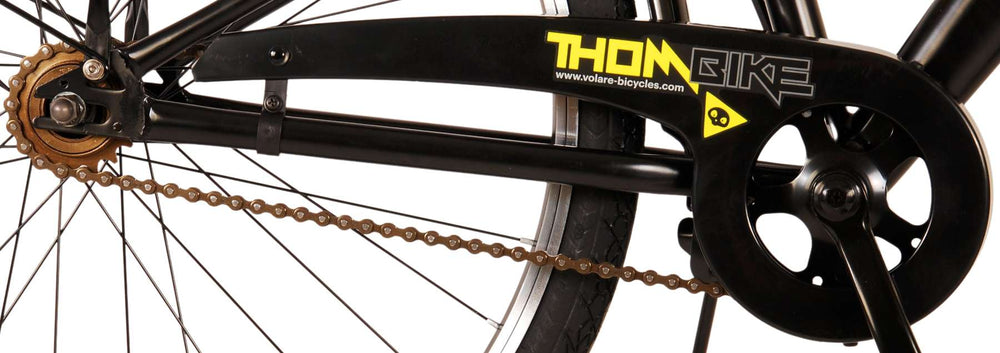 Volare Thombike Kinderfiets - Jongens - 26 inch - Zwart Geel - Twee Handremmen