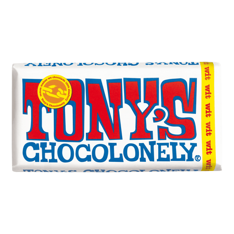 Tony's chocolonely reep witte chocolade (15x 180gr)