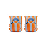 Tropical shark | oranje blauw zwembandjes 2-6 jaar
