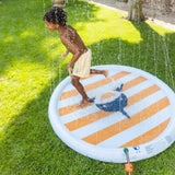Tropical shark | meerkleurige waterspeelmat ø 150 cm