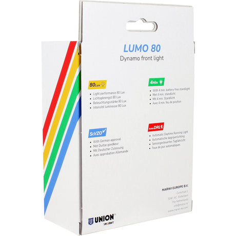 Union koplamp lumo 80 dynamo 80lux