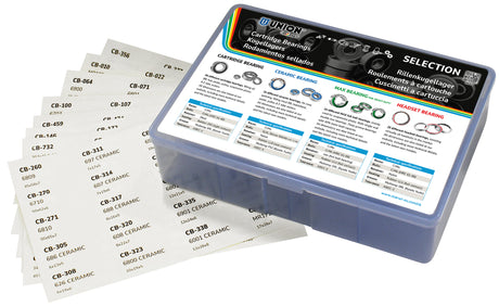 Union kogellager selectionbox met 8 stickervellen
