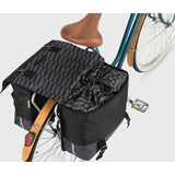 UrbanProof Urban Proof 40L dubbele fietstas zwart grijs