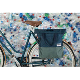 Urbanproof Urban Proof fietsshopper blauw-groen 20L