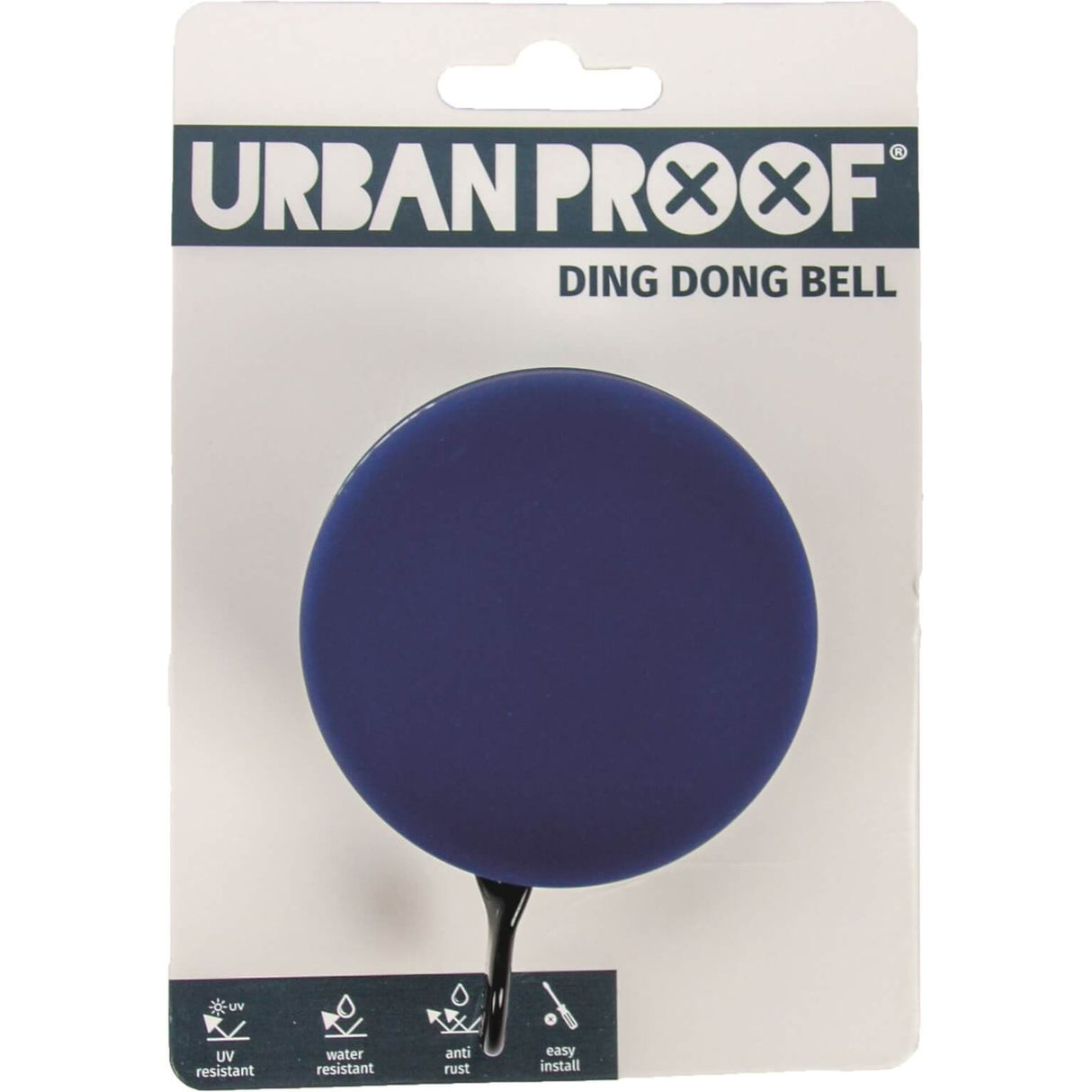 UrbanProof Urban Proof bel Ding Dong 60mm mat blauw groen