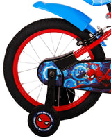 Spiderman Ultimate Spider-Man Kinderfiets Jongens 16 inch Blauw Rood Twee handremmen