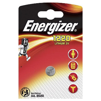 Enerdis energizer lithium 3v cr1220 blister 1 stuk