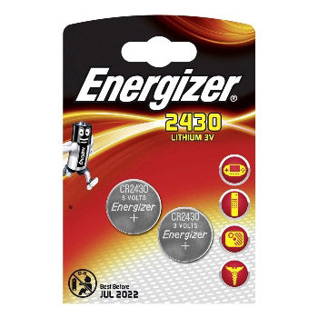 Enerdis energizer lithium 3v cr2430 blister 2 stuks