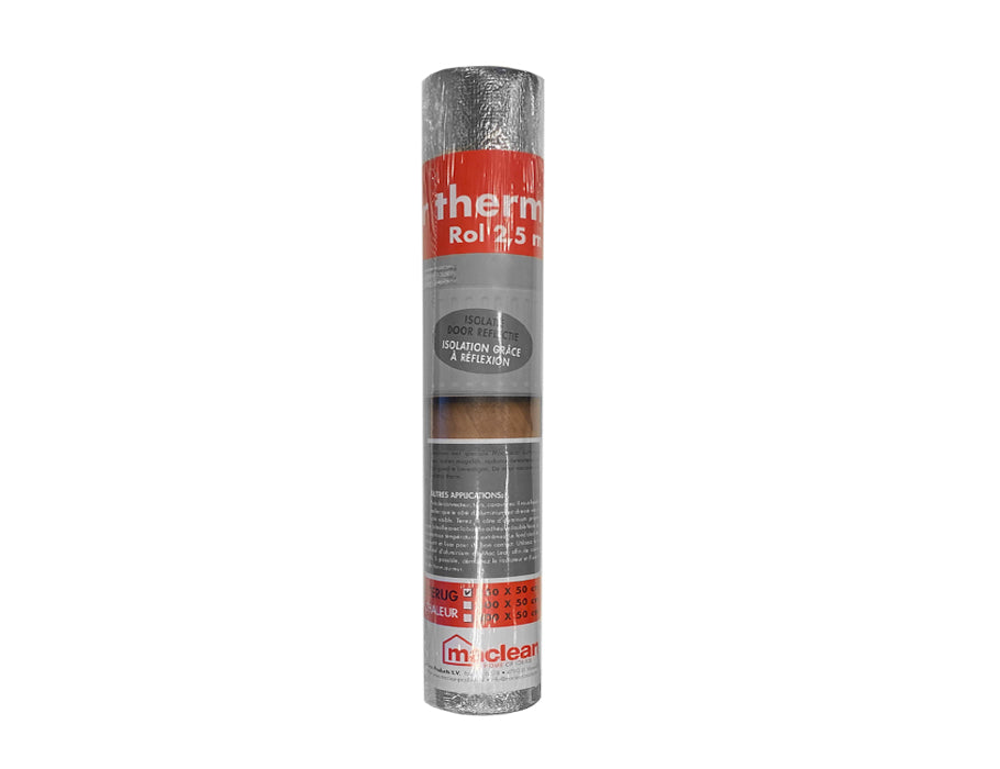 Maclean warmte reflectiefolie - 2,5m x 50cm