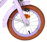Volare ashley kinderfiets - meisjes - 12 inch - lila - twee handremmen