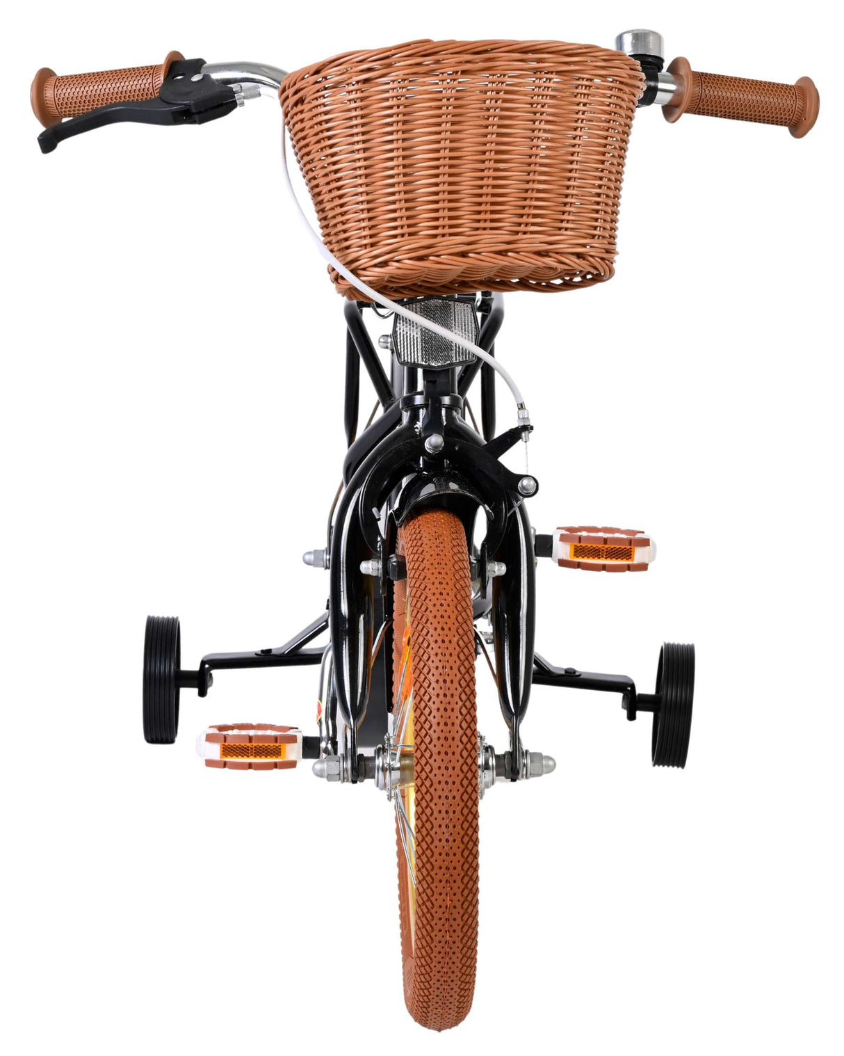 Volare ashley kinderfiets - meisjes - 14 inch - zwart