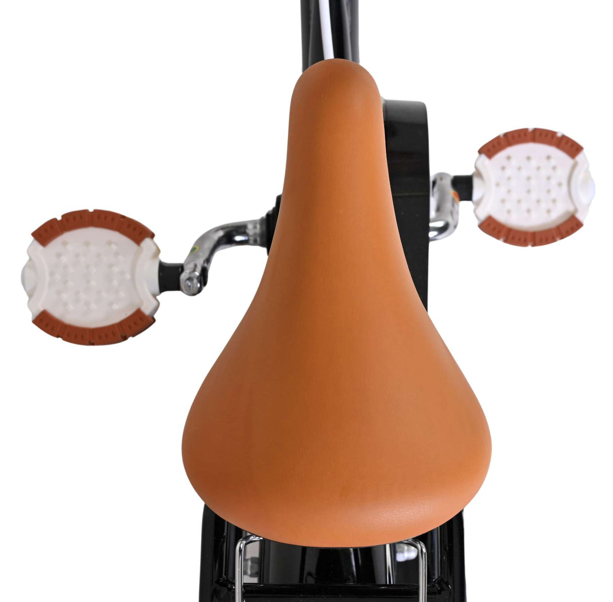 Volare ashley kinderfiets - meisjes - 14 inch - zwart - twee handremmen