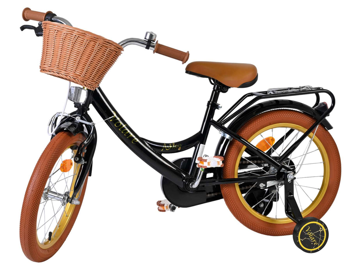 Volare ashley kinderfiets - meisjes - 16 inch - zwart