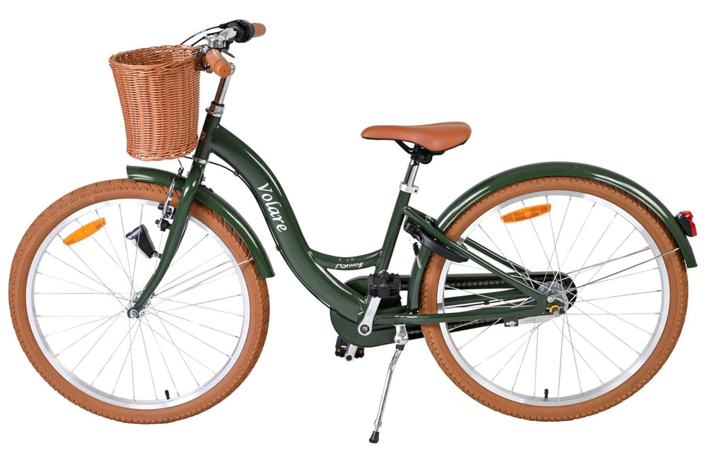 Volare ashley kinderfiets - meisjes - 24 inch - groen - nexus 3