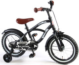 Volare Black Cruiser Kinderfiets Jongens 14 inch Zwart 95% afgemonteerd