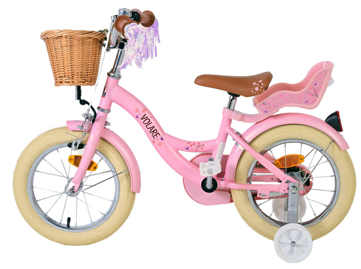 Volare Blossom Kinderfiets Meisjes 14 inch Roze