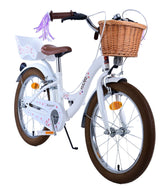 Volare Blossom Kinderfiets Meisjes 18 inch Wit Twee handremmen