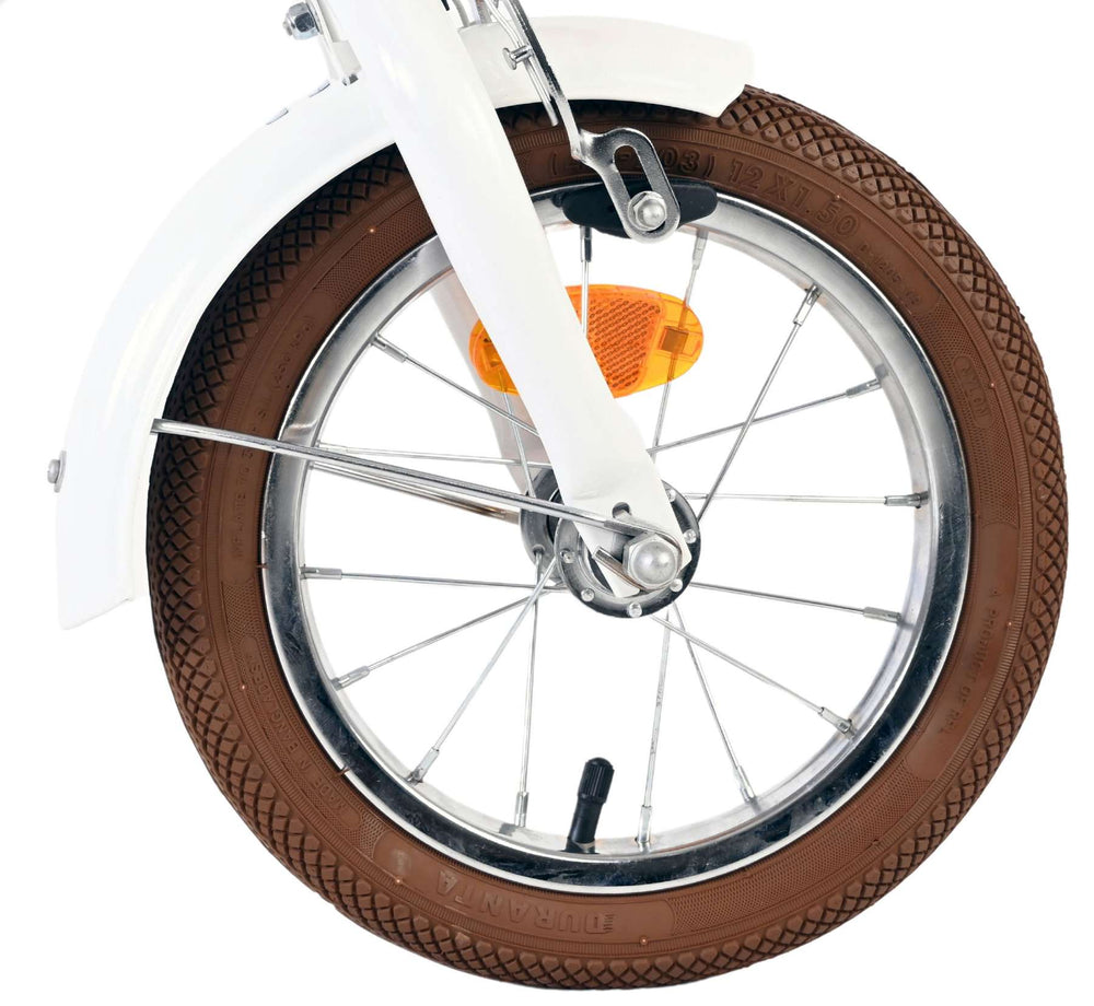 Volare blossom kinderfiets - meisjes - 12 inch - wit