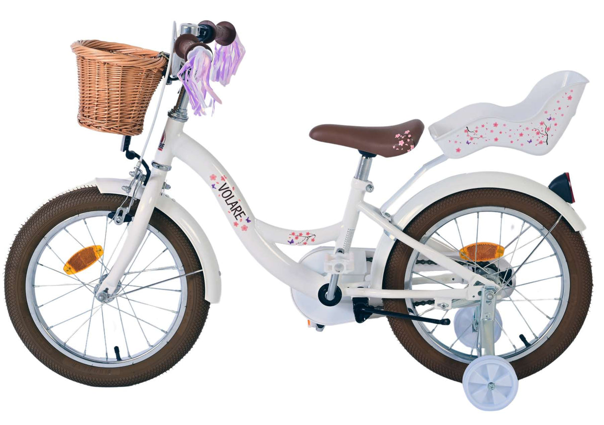 Volare blossom kinderfiets - meisjes - 16 inch - wit