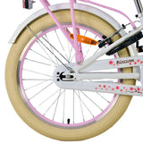 Volare blossom kinderfiets - meisjes - 20 inch - wit - twee handremmen