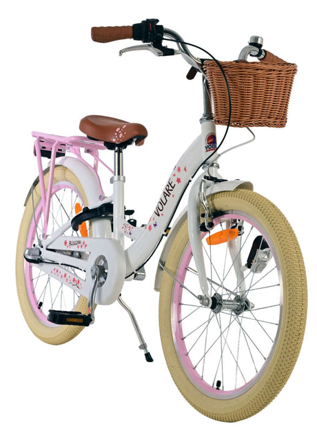 Volare blossom kinderfiets - meisjes - 20 inch - wit - nexus 3