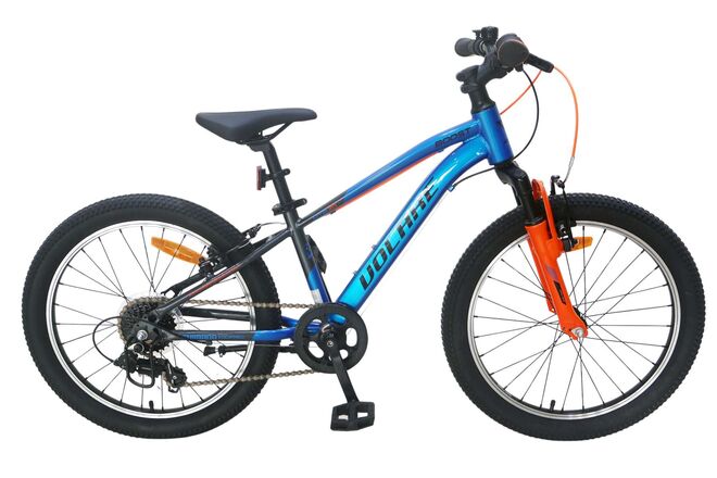 Volare boost kinderfiets - 24 inch- blauw grijs - 21 speed