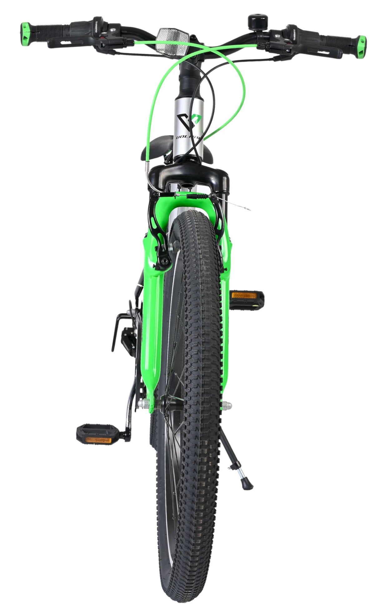 Volare boost kinderfiets - 24 inch - zilver groen - 21 versnellingen