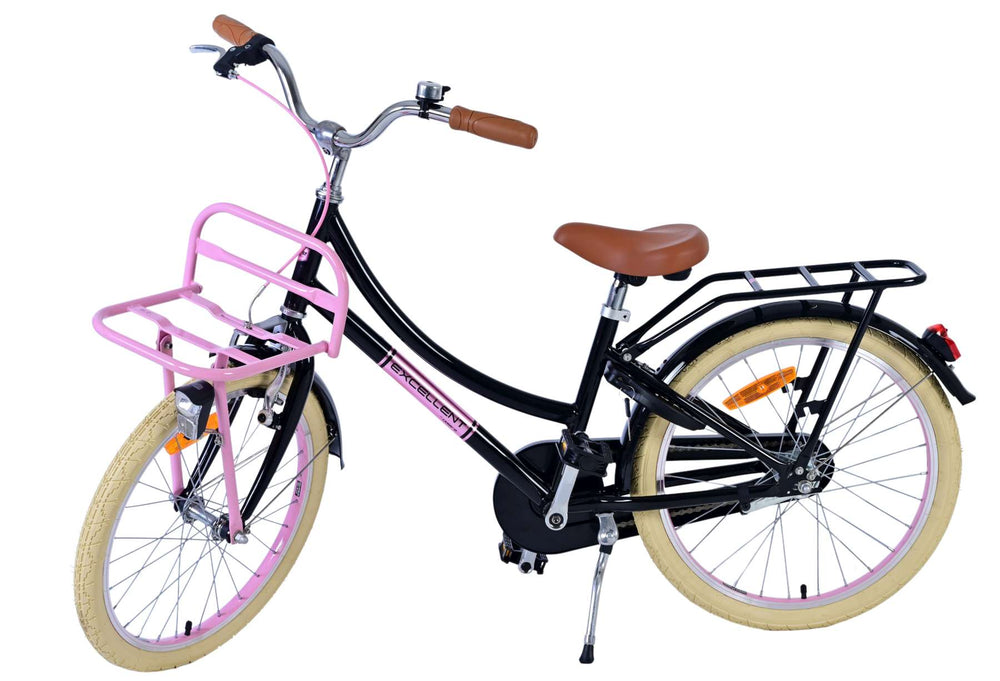 Volare excellent kinderfiets - meisjes - 20 inch - zwart