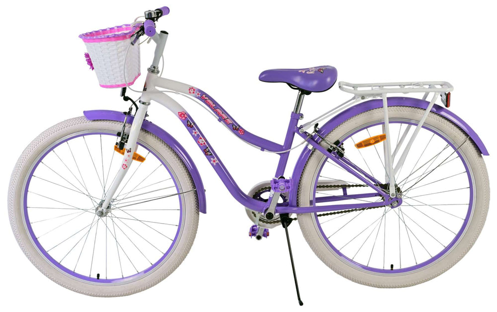 Volare lovely kinderfiets - meisjes - 26 inch - paars - twee handremmen