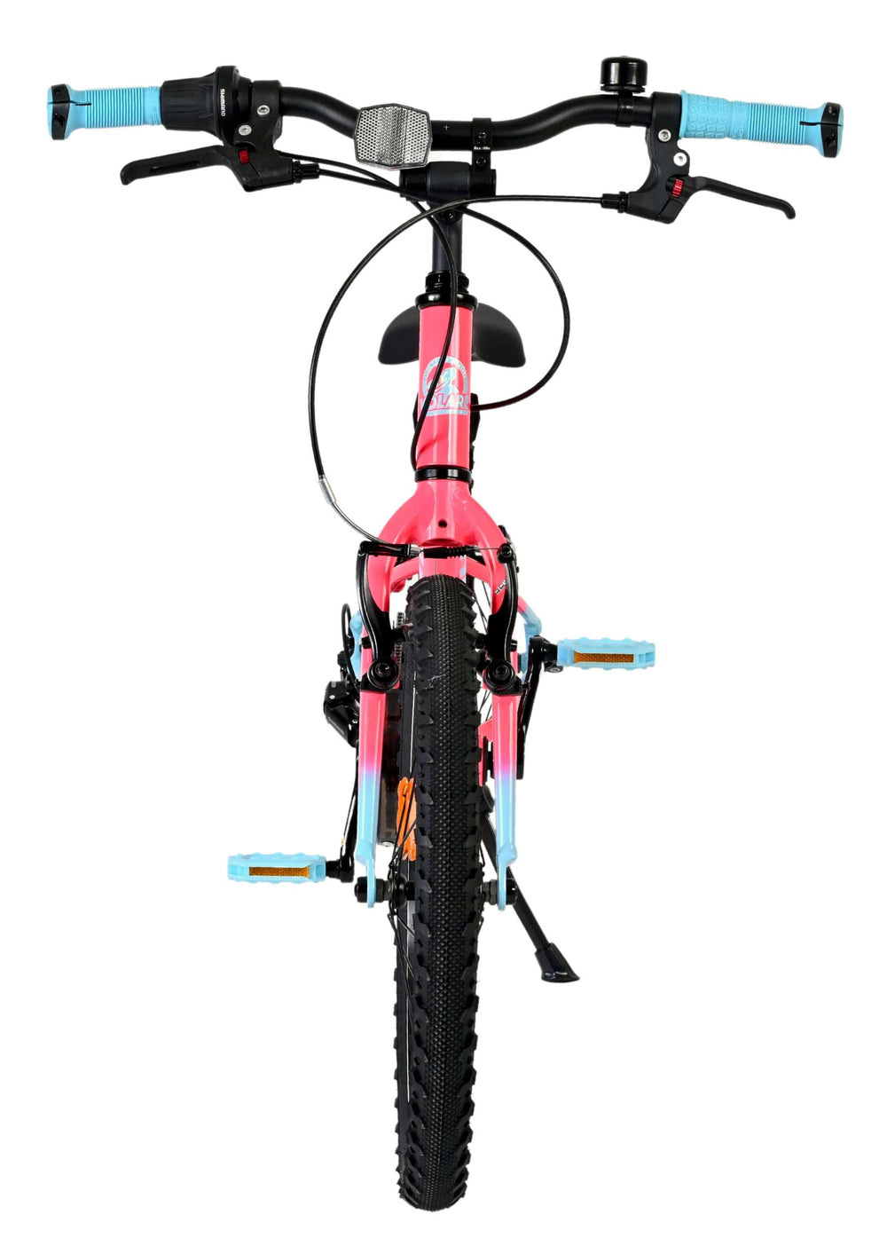 Volare milano kinderfiets - meisjes - 18 inch - roze - 6 speed - twee handremmen