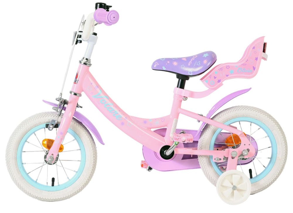Volare olivia kinderfiets - meisjes - 12 inch - roze