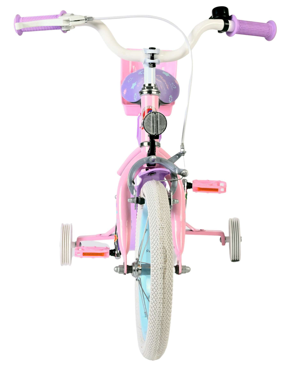 Volare olivia kinderfiets - meisjes - 14 inch - roze
