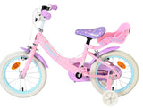 Volare olivia kinderfiets - meisjes - 14 inch - roze - twee handremmen