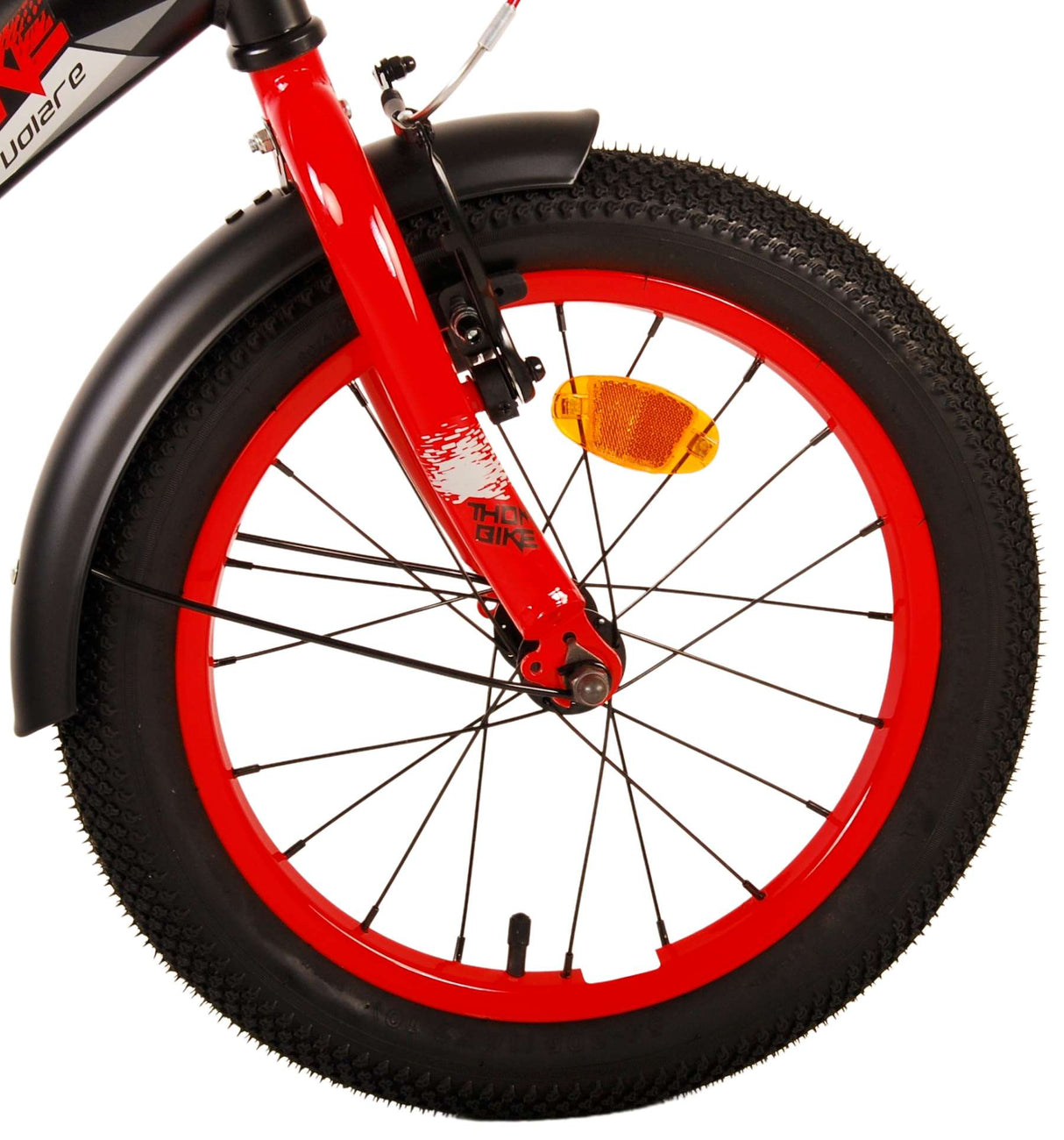 Volare Thombike Kinderfiets Jongens 16 inch Zwart Rood