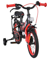 Volare thombike kinderfiets - jongens - 14 inch - zwart rood
