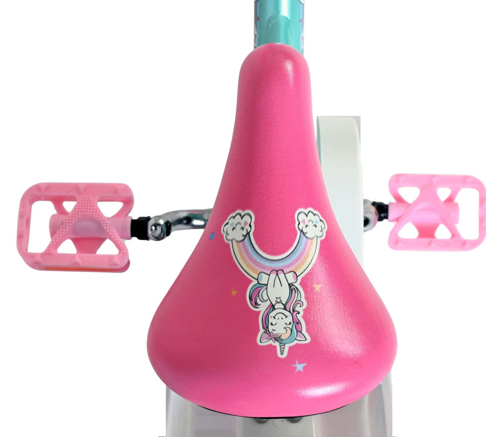 Volare unicorn kinderfiets - meisjes - 12 inch - groen