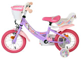 Volare unicorn kinderfiets - meisjes - 12 inch - paars