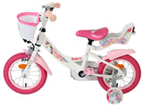 Volare unicorn kinderfiets - meisjes - 12 inch - wit