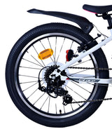 Volare xc race kinderfiets - 20 inch - wit roze - 7 speed