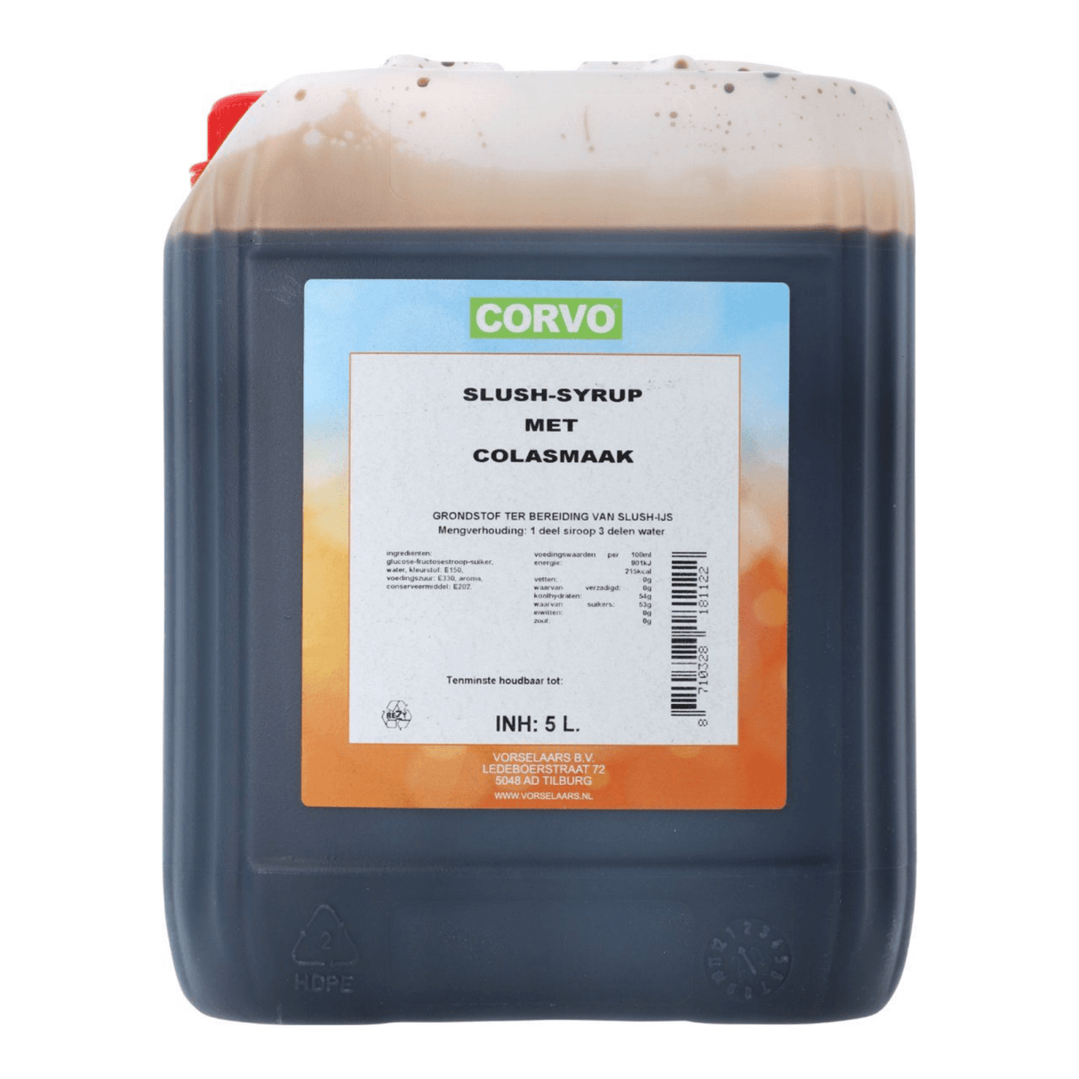 Corvo slush siroop cola (5 liter)